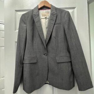 Banana Republic Gray Blazer Suit Jacket Size 12